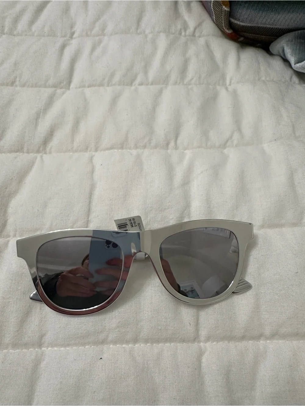 NWT Bottega Veneta Aluminum Classic D-Frame Sunglasses Silver Made in Italy